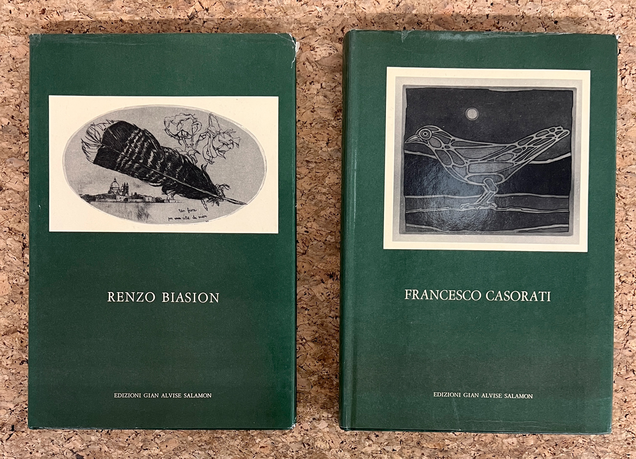 MONOGRAFIE DI ARTE GRAFICA (RENZO BIASION E FRANCESCO CASORATI) - Lotto unico di 2 cataloghi: