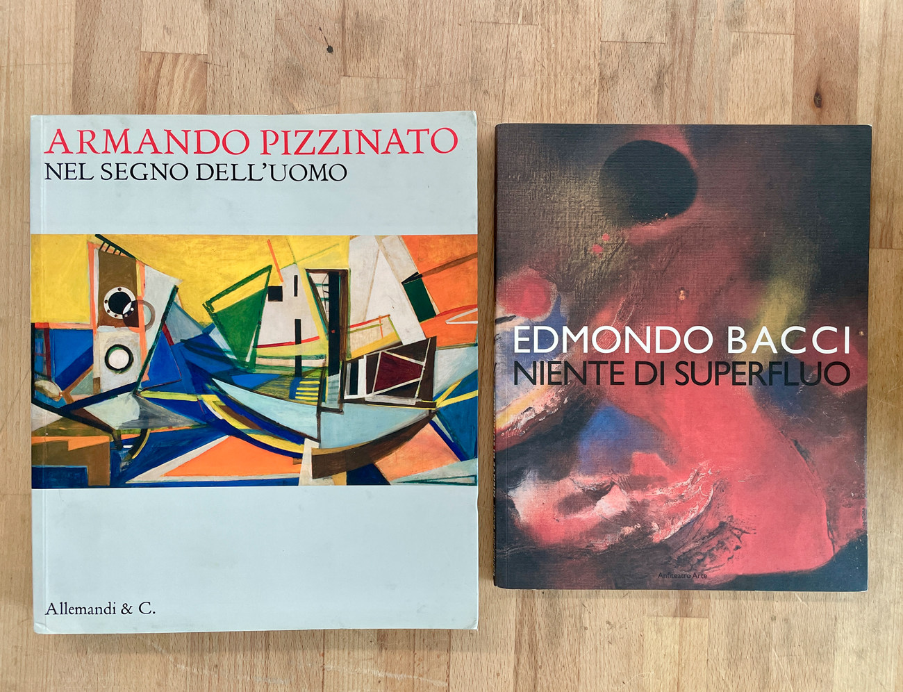 EDMONDO BACCI E ARMANDO PIZZINATO - Lotto unico di 2 cataloghi