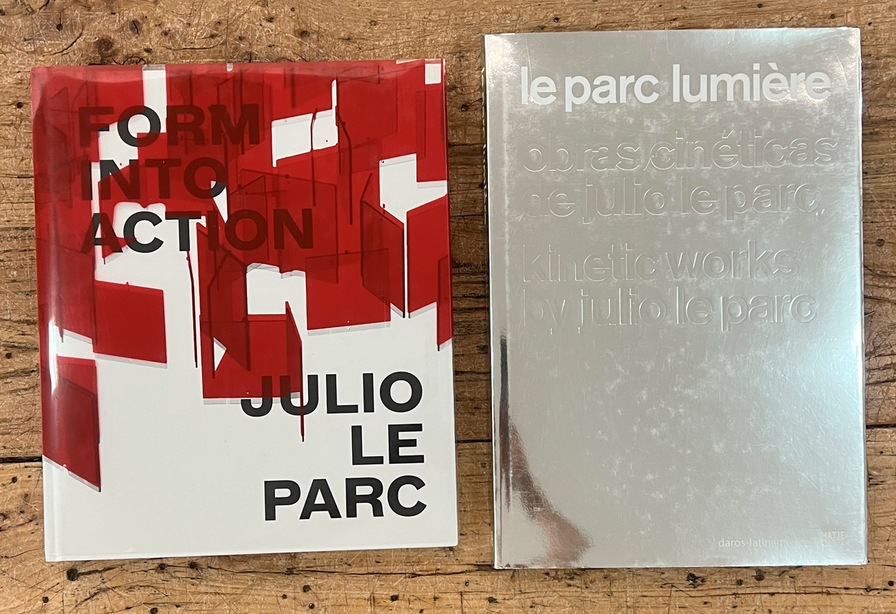 ARTE OPTICAL E CINETICA (JULIO LE PARC) - Lotto unico di 2 cataloghi: