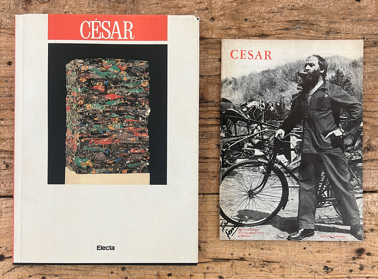 NOUVEAU RÉALISME (CÉSAR) - Lotto unico di 2 cataloghi