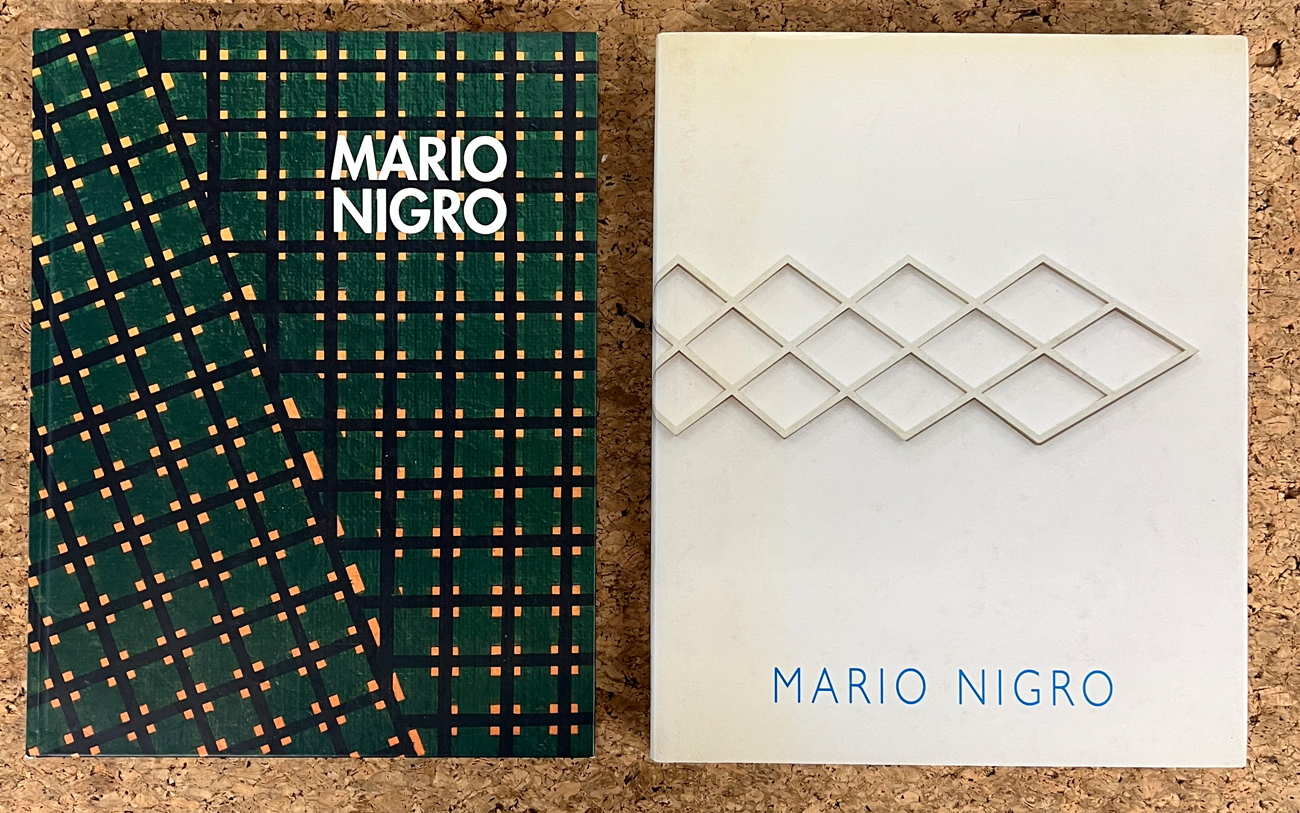 MARIO NIGRO - Lotto unico di 2 cataloghi