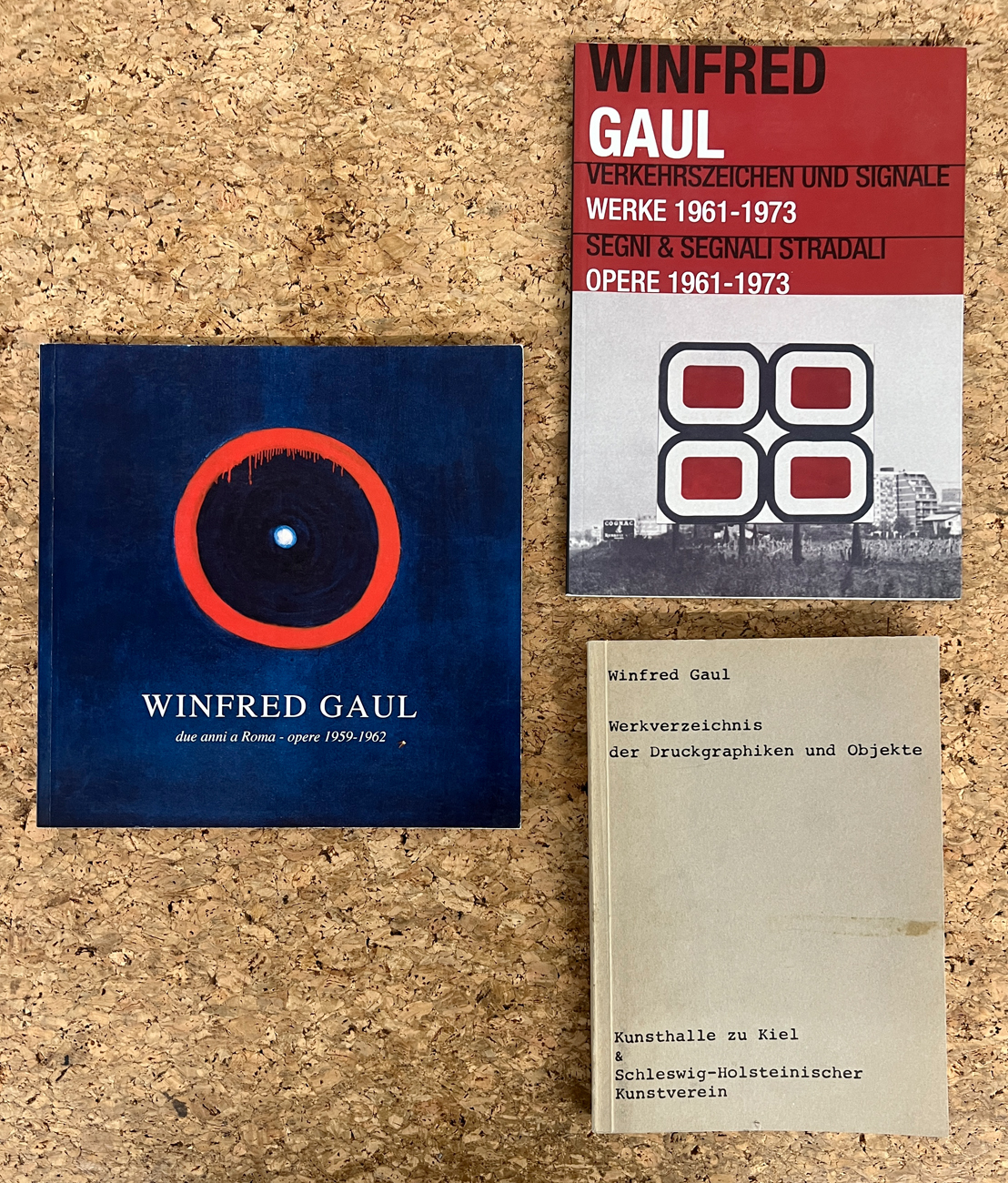 WINFRED GAUL - Lotto unico di 3 cataloghi