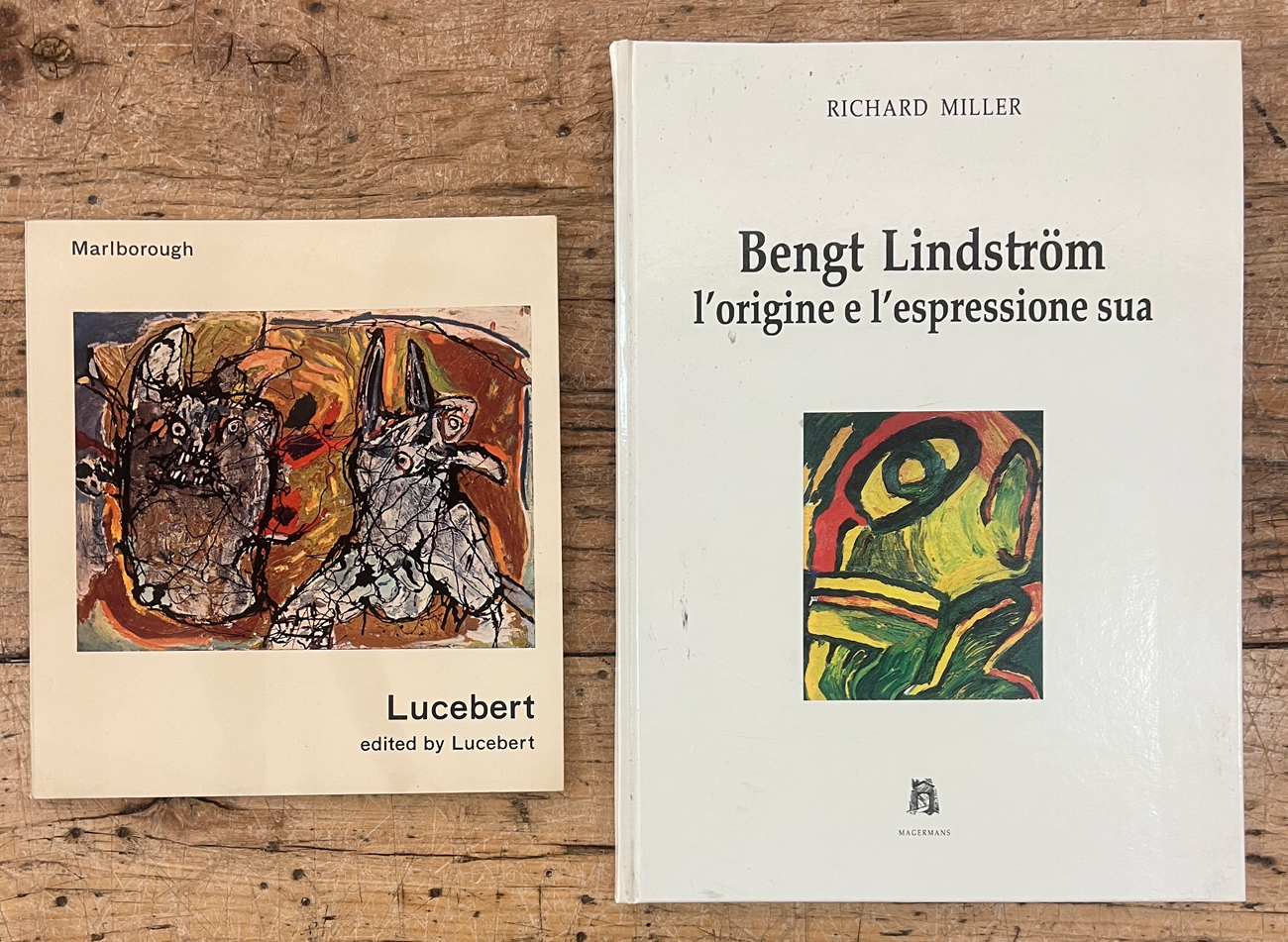 LUCEBERT E BENGT LINDSTRÖM - Lotto unico di 2 cataloghi