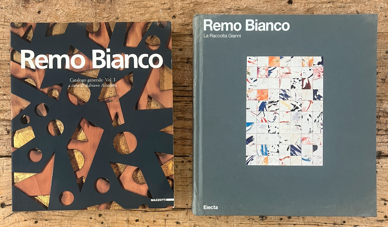 REMO BIANCO - Lotto unico di 2 cataloghi
