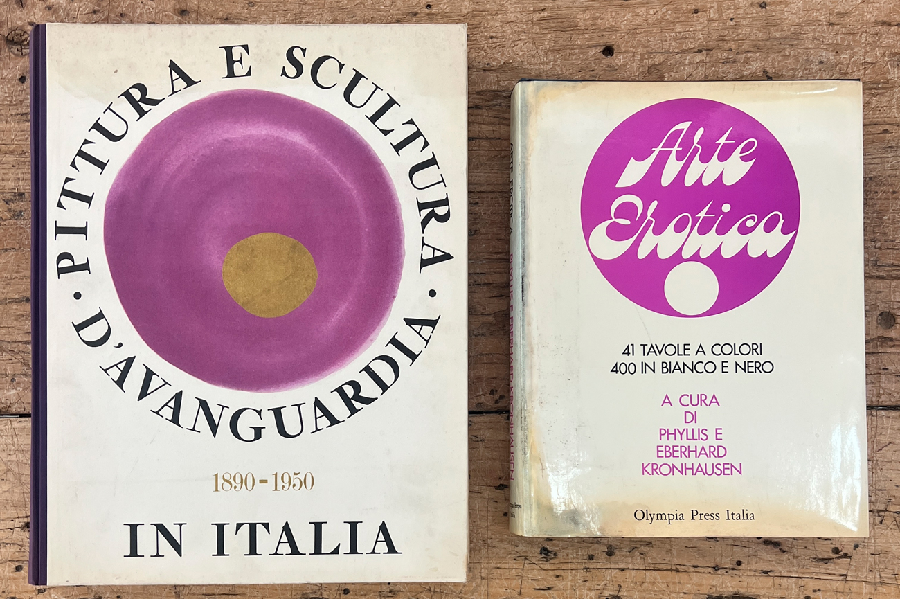 ARTE ITALIANA DEL XX SECOLO E ARTE EROTICA - Lotto unico di 2 cataloghi