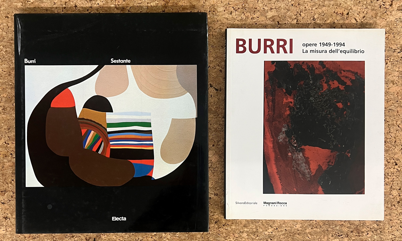 ALBERTO BURRI - Lotto unico di 2 cataloghi
