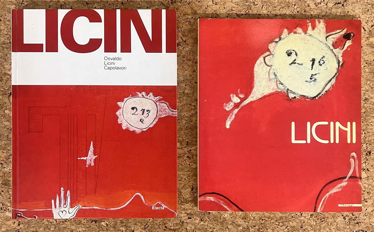 OSVALDO LICINI - Lotto unico di 2 cataloghi