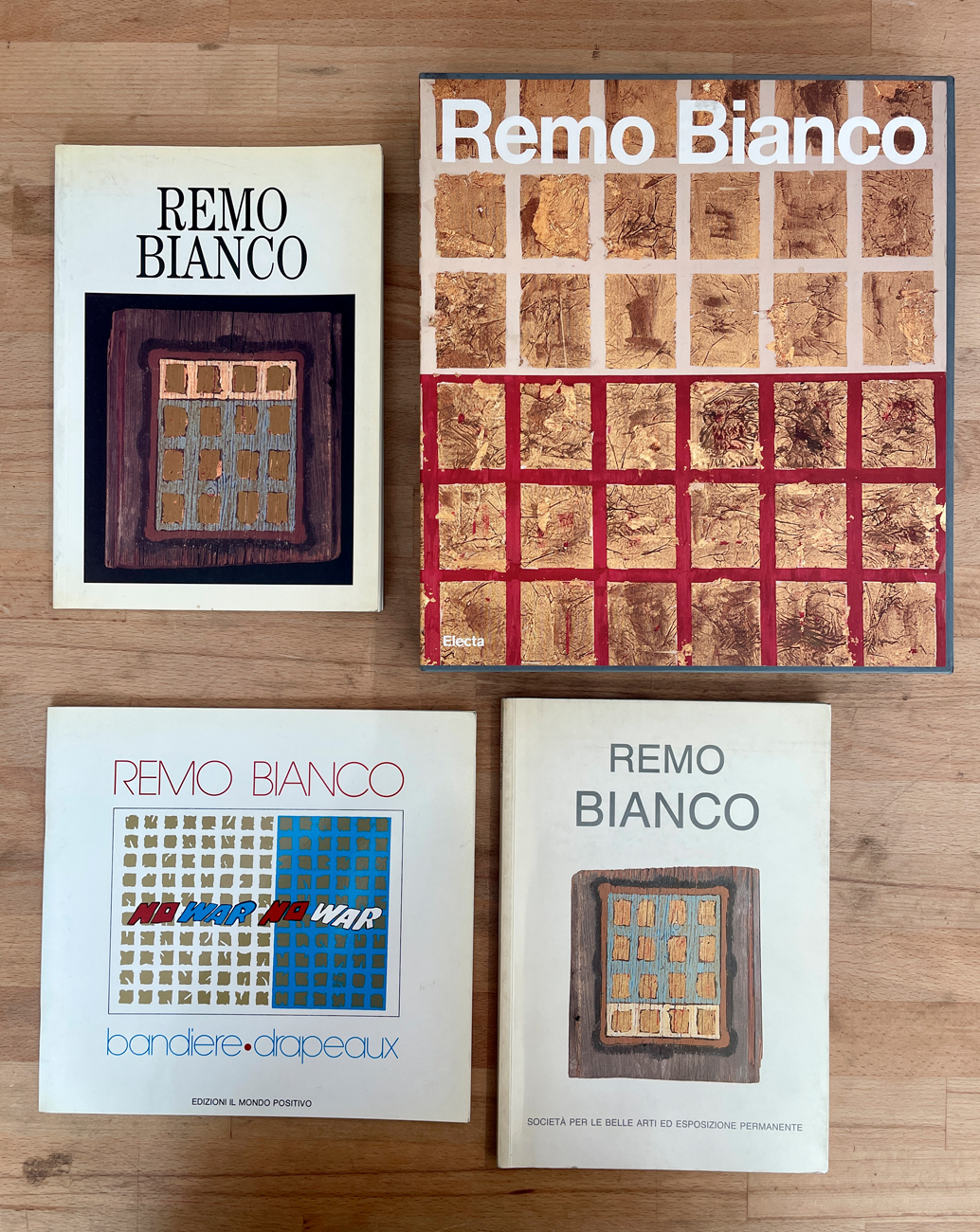 REMO BIANCO - Lotto unico di 4 cataloghi