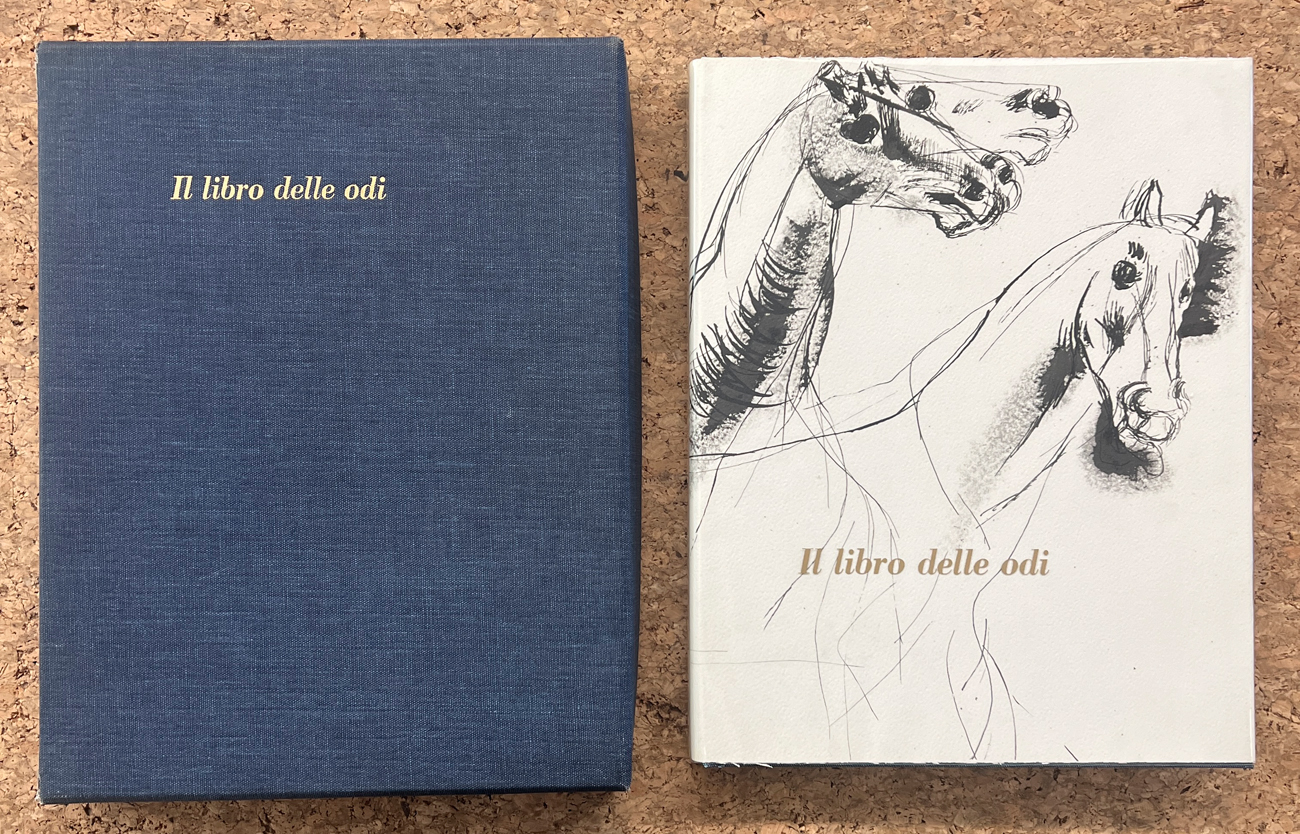 EDIZIONI D'ARTE (BRUNO CASSINARI) - Il libro delle odi, 1962