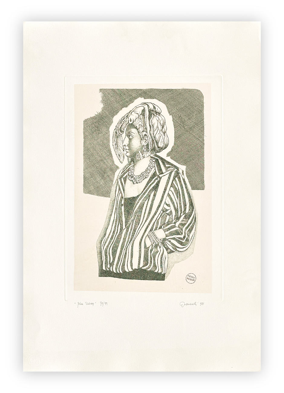 GIUSEPPE GUERRESCHI (1929-1985) - Miss Sidney, 1981