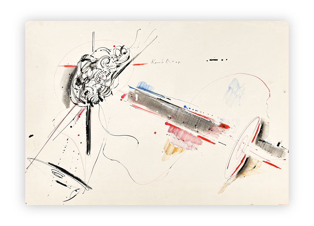 AMILCARE RAMBELLI (1924-1976) - Senza Titolo, 1967