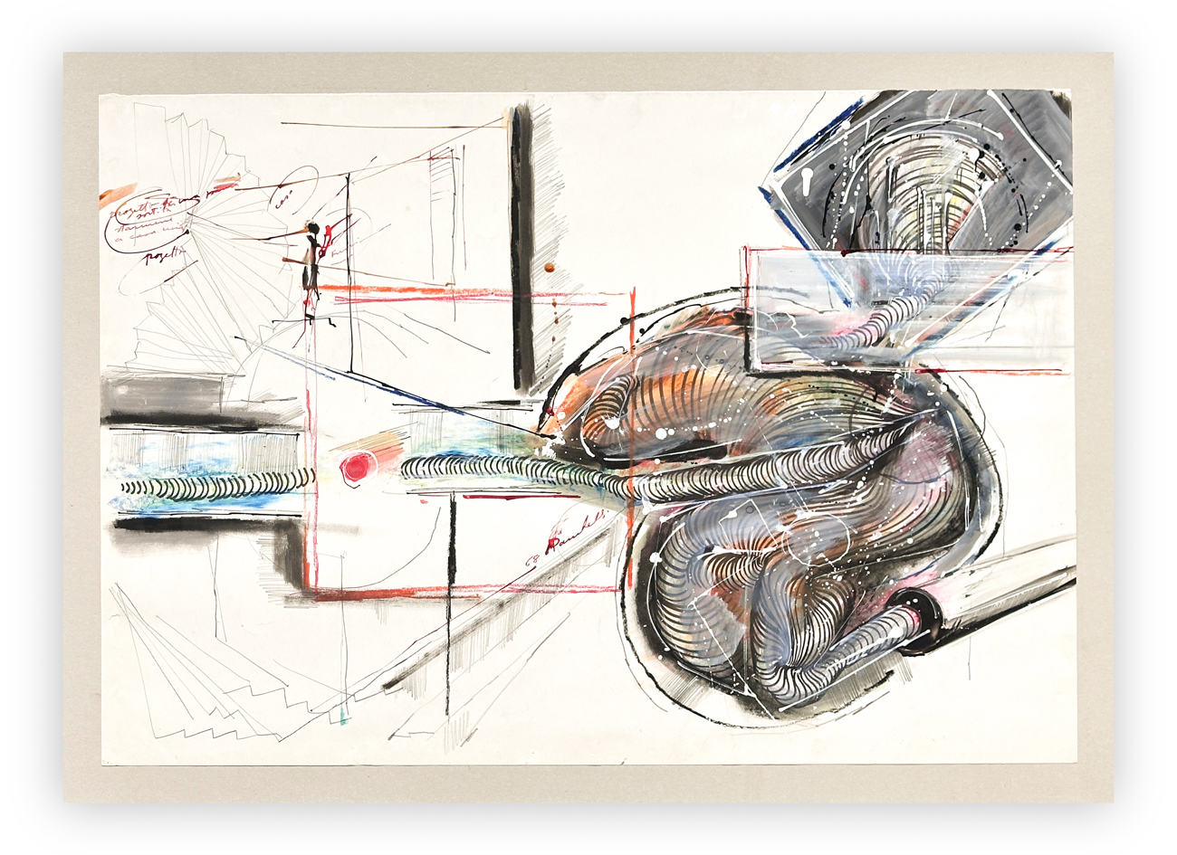 AMILCARE RAMBELLI (1924-1976) - Senza Titolo, 1968