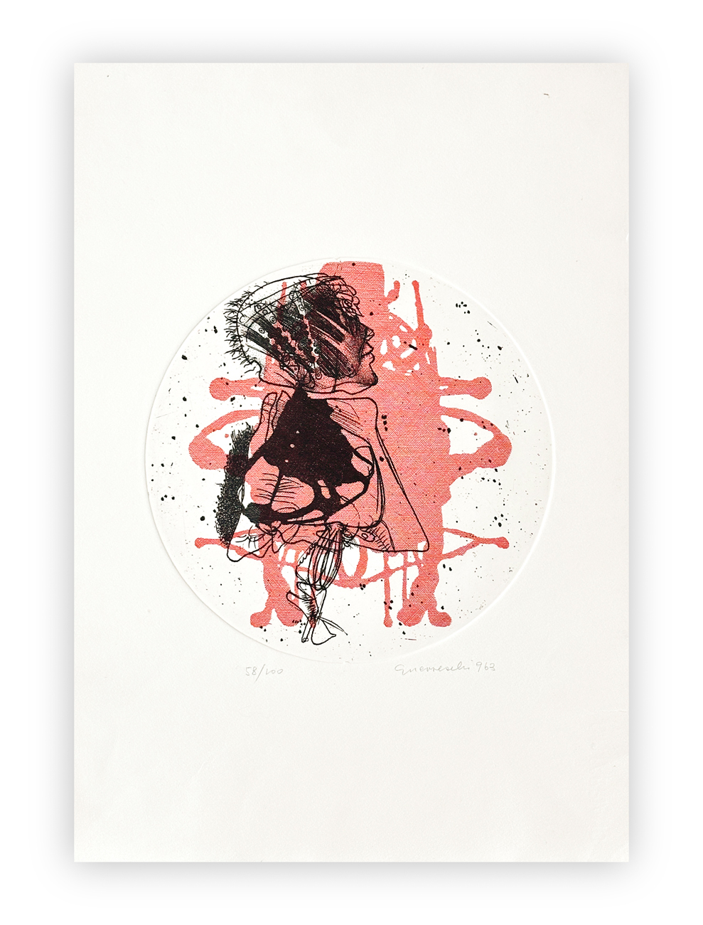 GIUSEPPE GUERRESCHI (1929-1985) - Senza Titolo, 1963