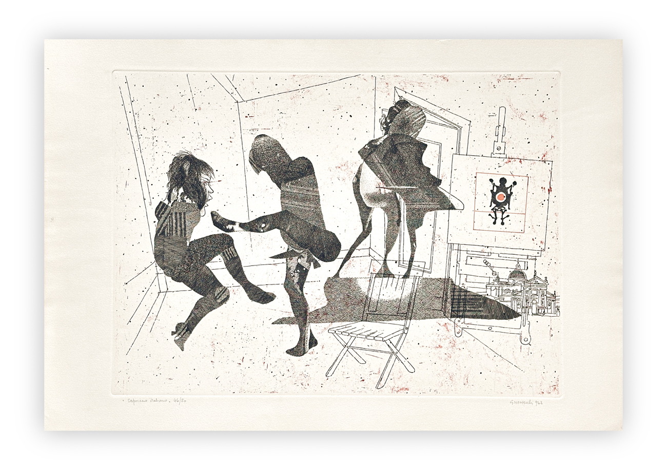 GIUSEPPE GUERRESCHI (1929-1985) - Capriccio Italiano, 1963