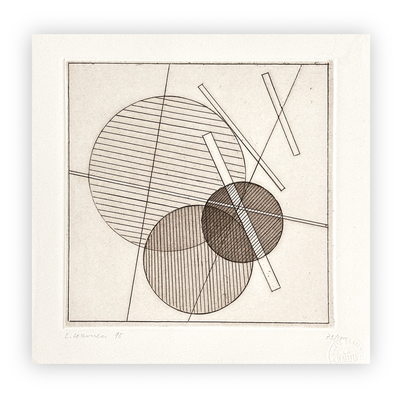 LUIGI VERONESI (1908-1998) - Senza Titolo, 1995