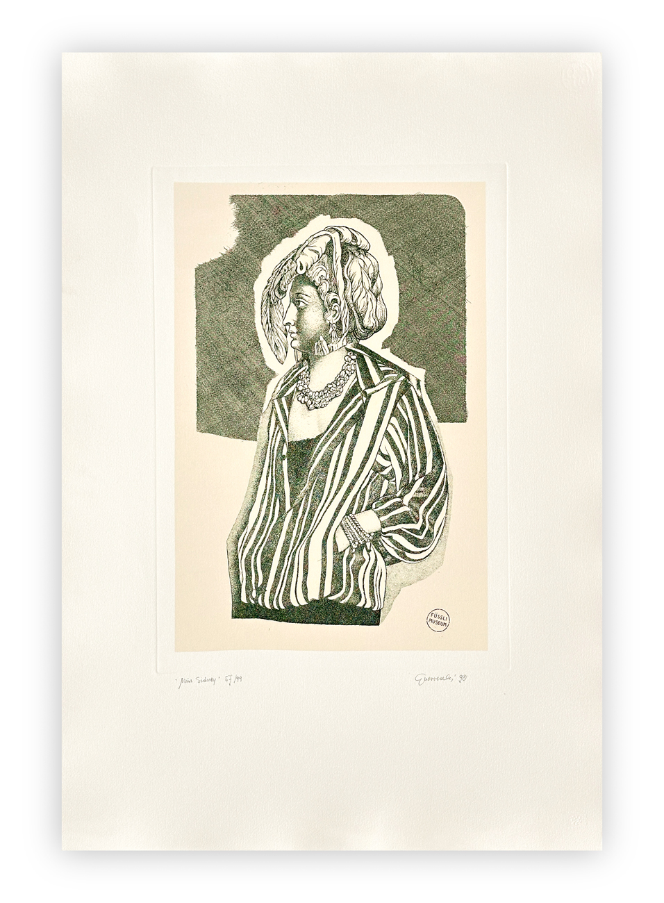 GIUSEPPE GUERRESCHI (1929-1985) - Miss Sidney, 1981