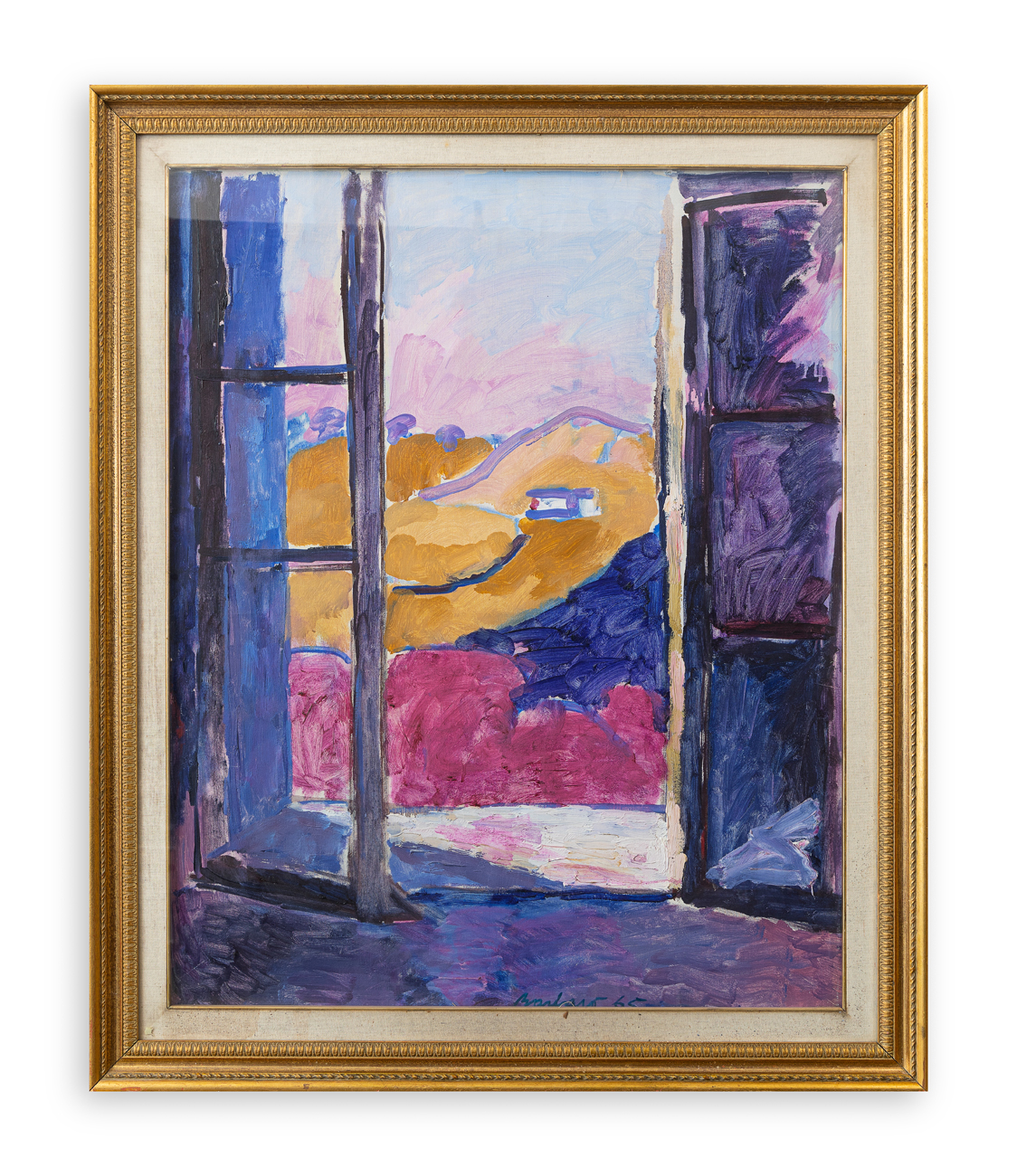 SAVERIO BARBARO (1924-2020) - Finestra in viola, 1965