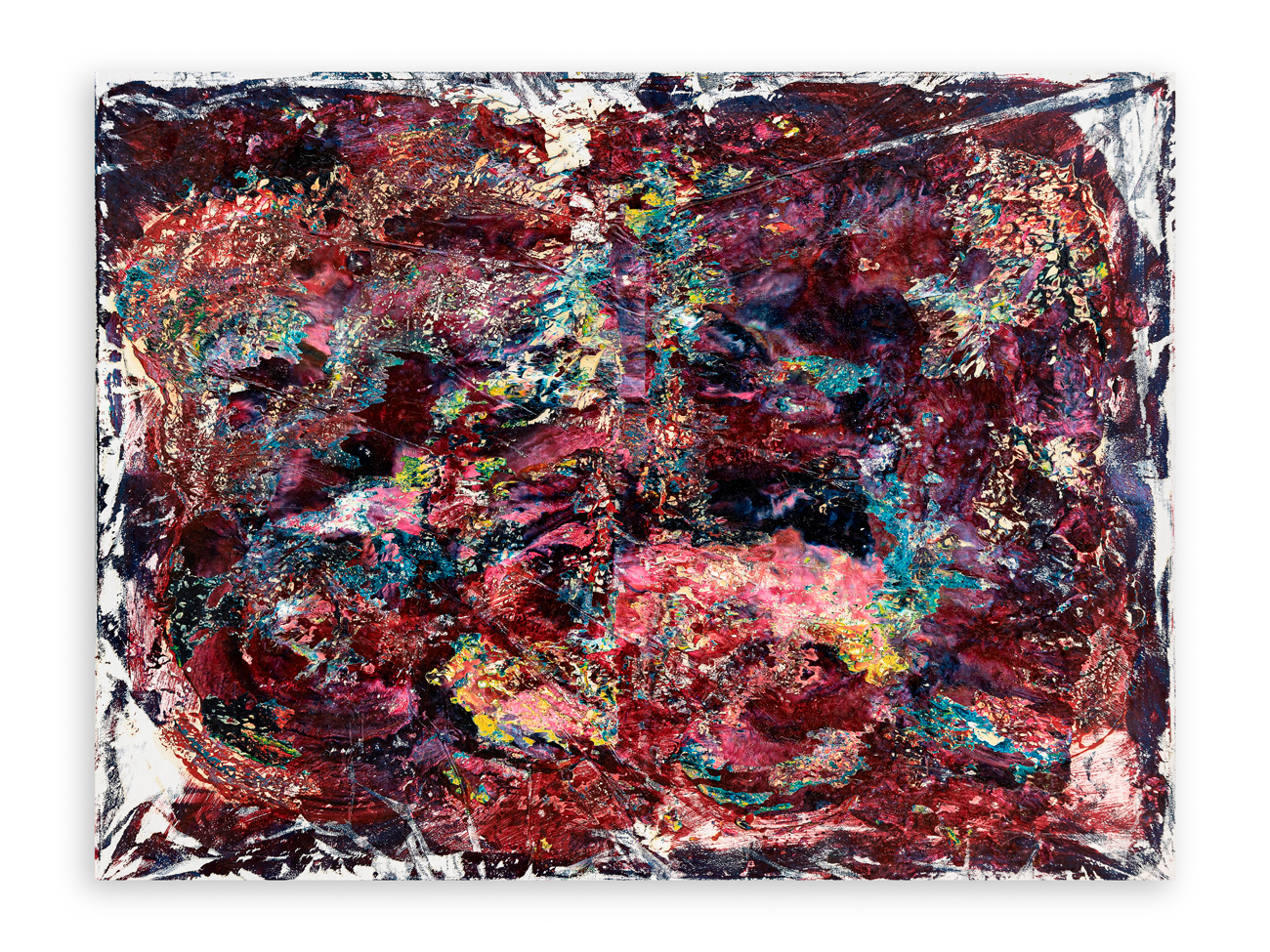 JULIEN BACELON (1971) - Décollage de peinture 2014