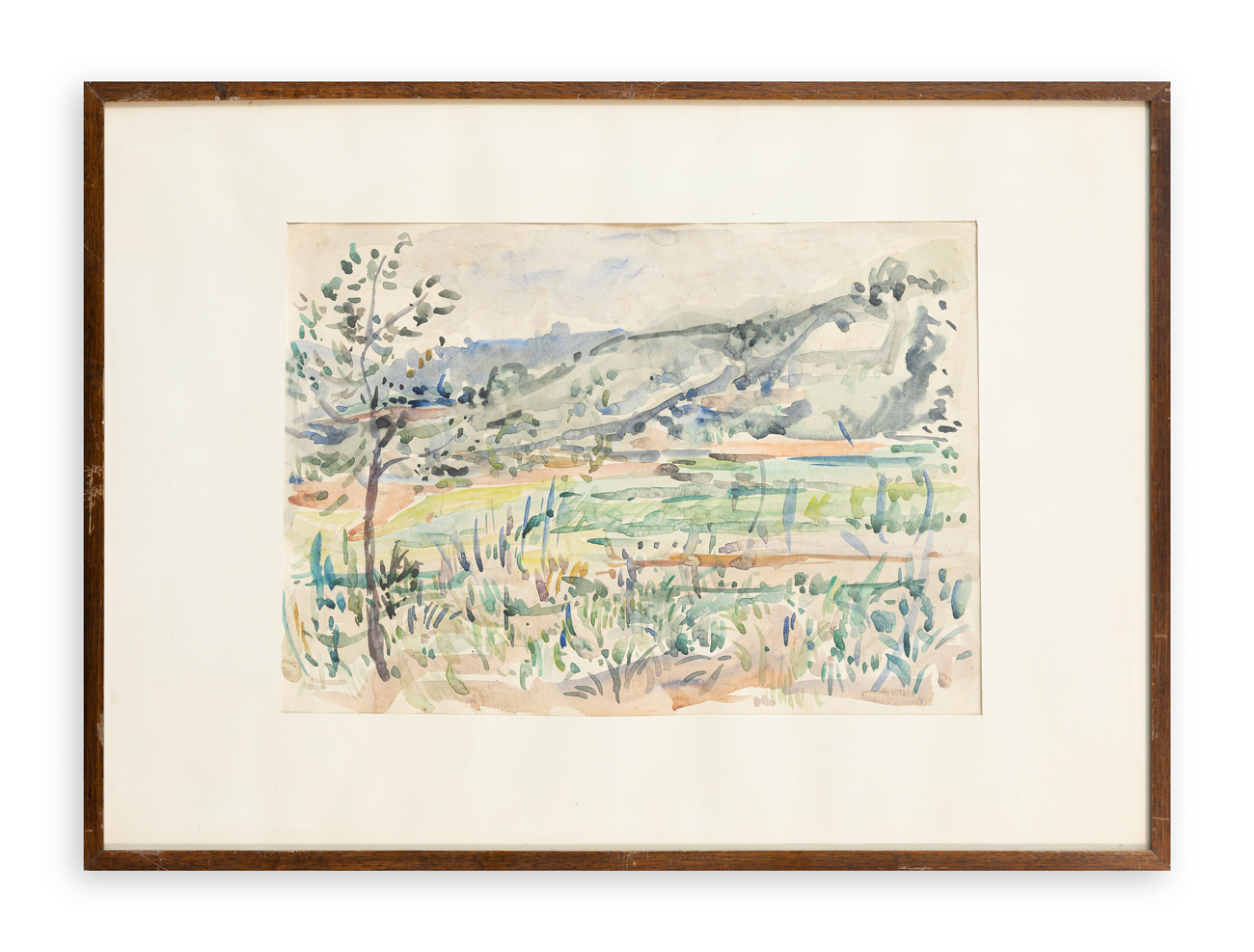 ALBERTO VITALI (1898 - 1974) - Senza Titolo, 1958