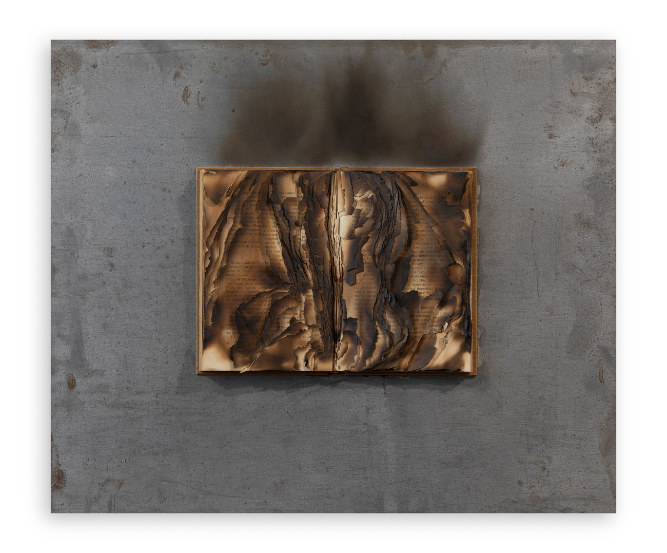 BERNARD AUBERTIN (1934-2015) - Livre Brûlé, 1987