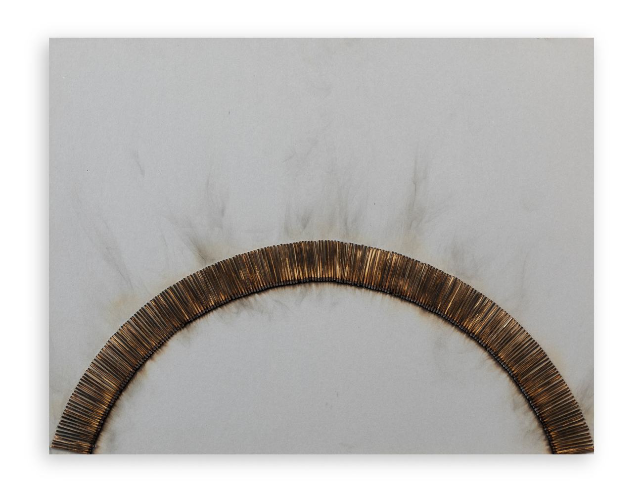BERNARD AUBERTIN (1934-2015) - Dessin de Feu Circulaire, 1974