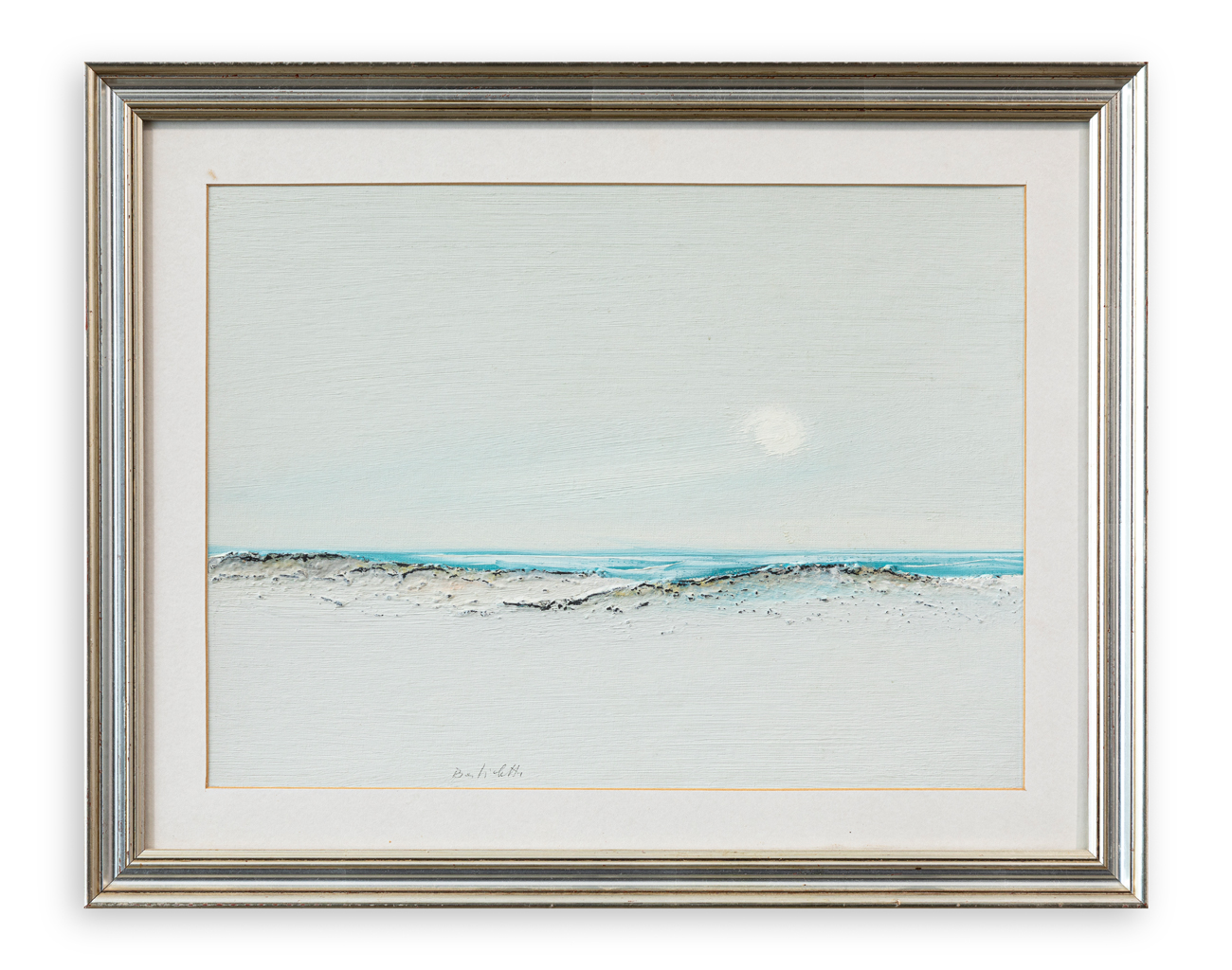 CARLO BERTILOTTI (1923-2009) - Passeggiata sulla spiaggia (Forte dei Marmi), 1980