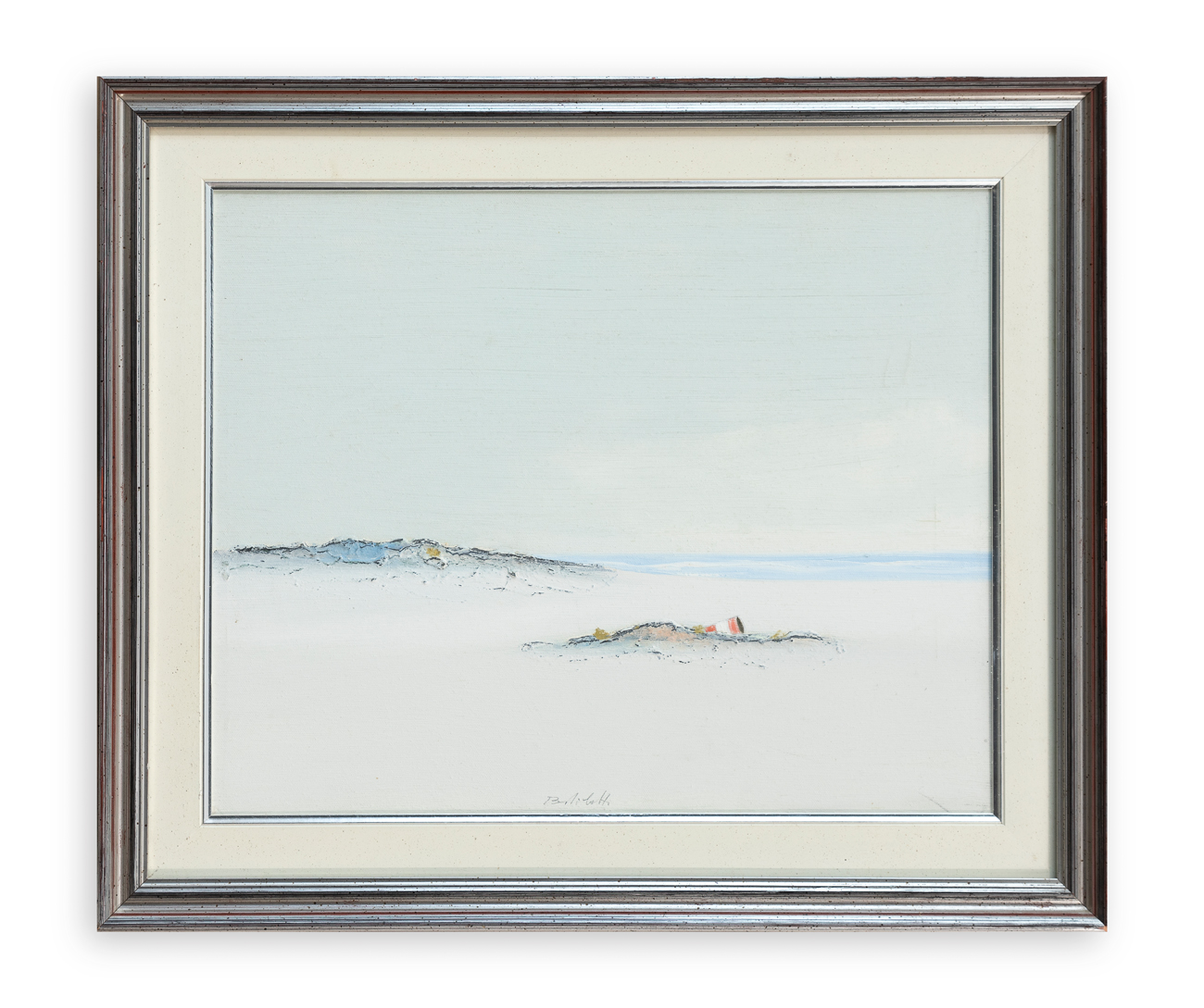 CARLO BERTILOTTI (1923-2009) - Detriti sulla spiaggia del Forte, 1980