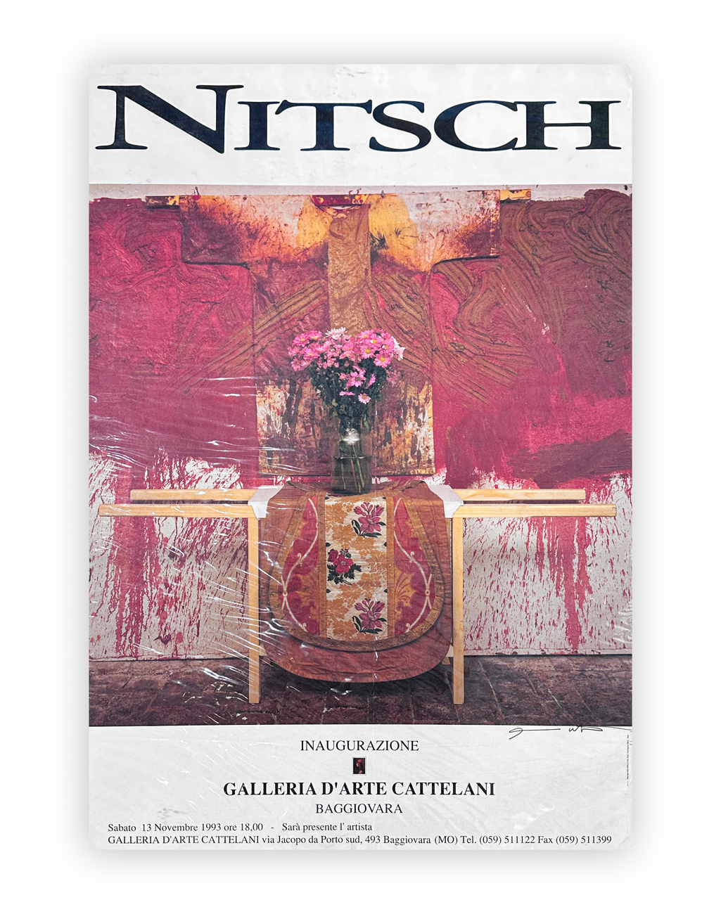 LOCANDINE AUTOGRAFATE (HERMANN NITSCH) - Hermann Nitsch, 1993