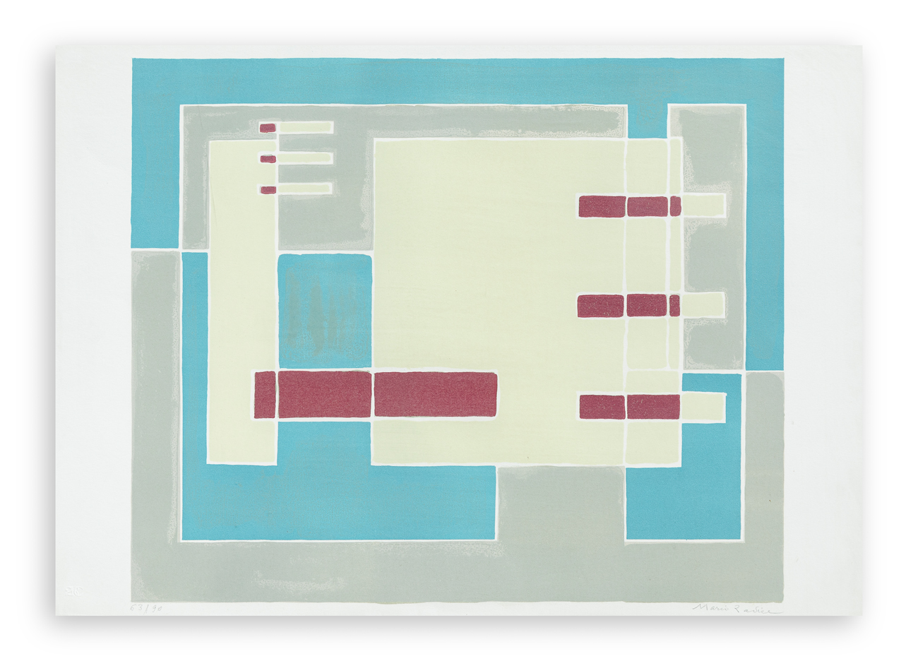 MARIO RADICE (1898-1987) - Senza Titolo, 1971