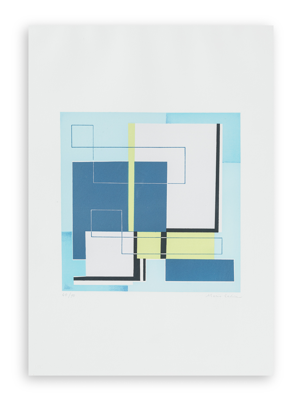 MARIO RADICE (1898-1987) - Senza Titolo (Tavola 4), 1971