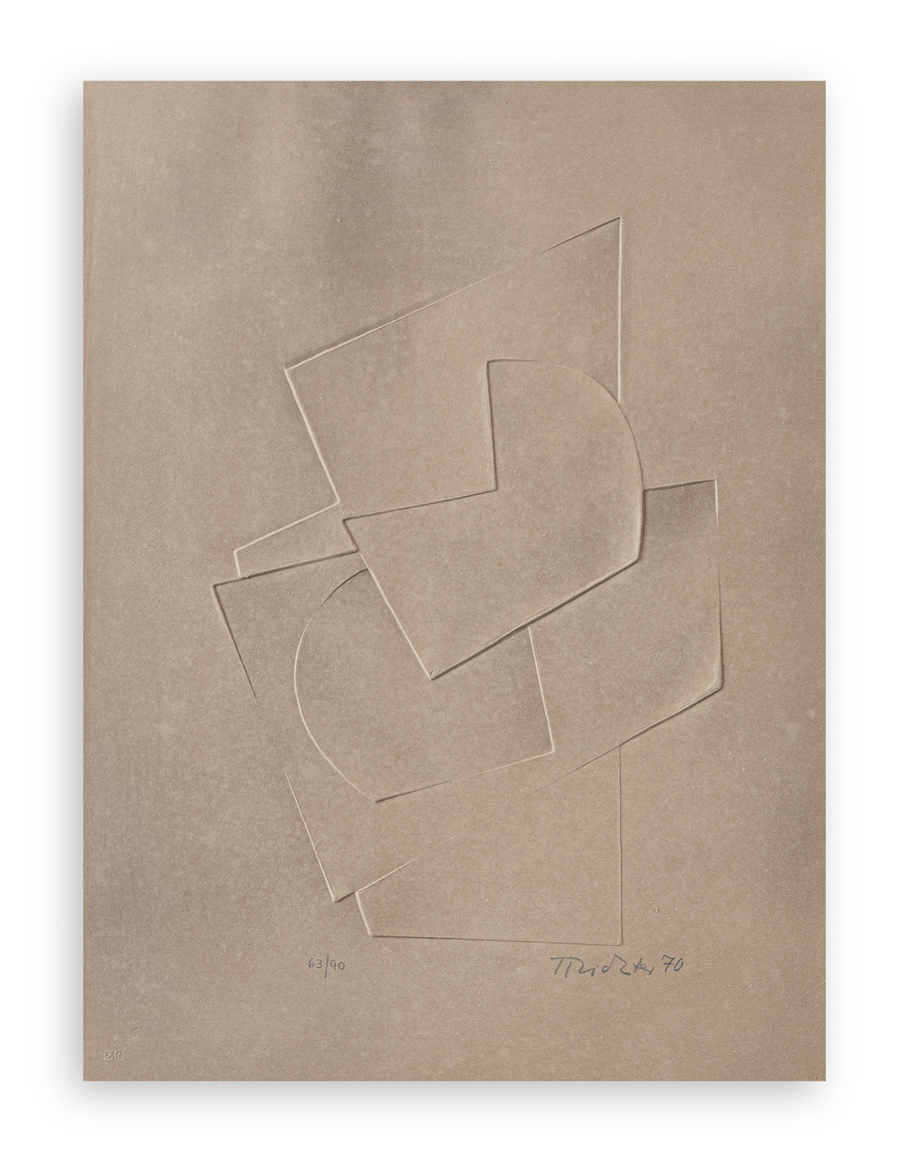 HANS RICHTER (1888-1976) - Senza Titolo (Avana), 1970