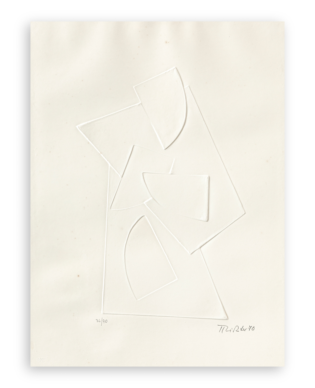 HANS RICHTER (1888-1976) - Senza Titolo (Bianco), 1970