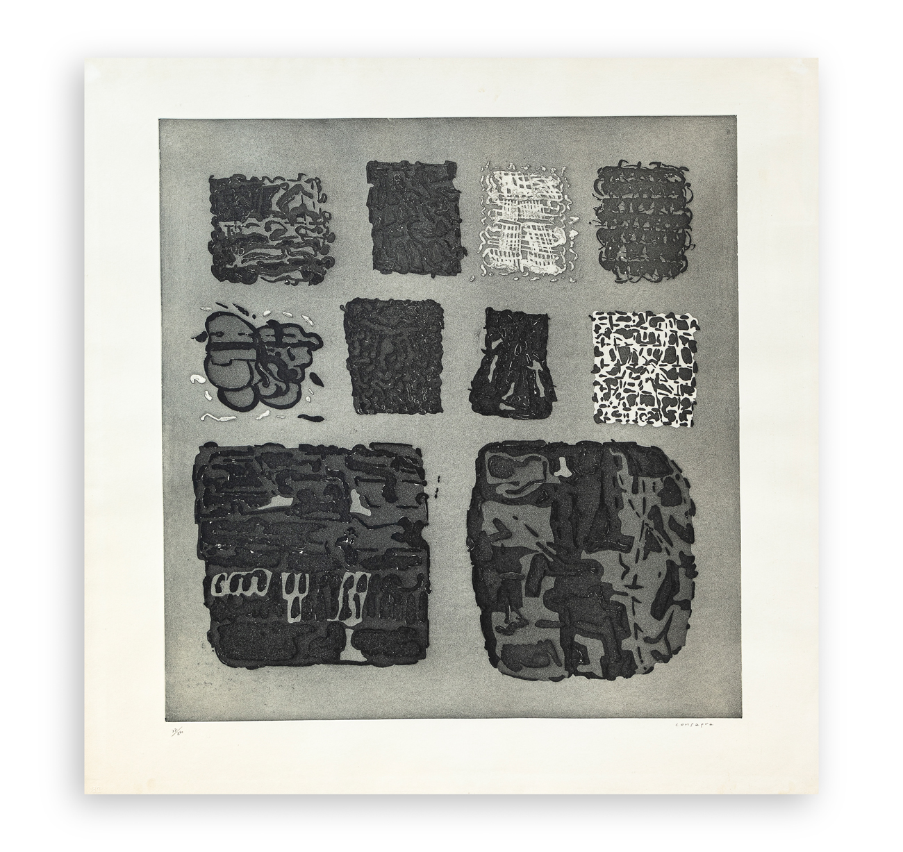 PIETRO CONSAGRA (1920-2005) - Inventario (Presenza grafica), 1972