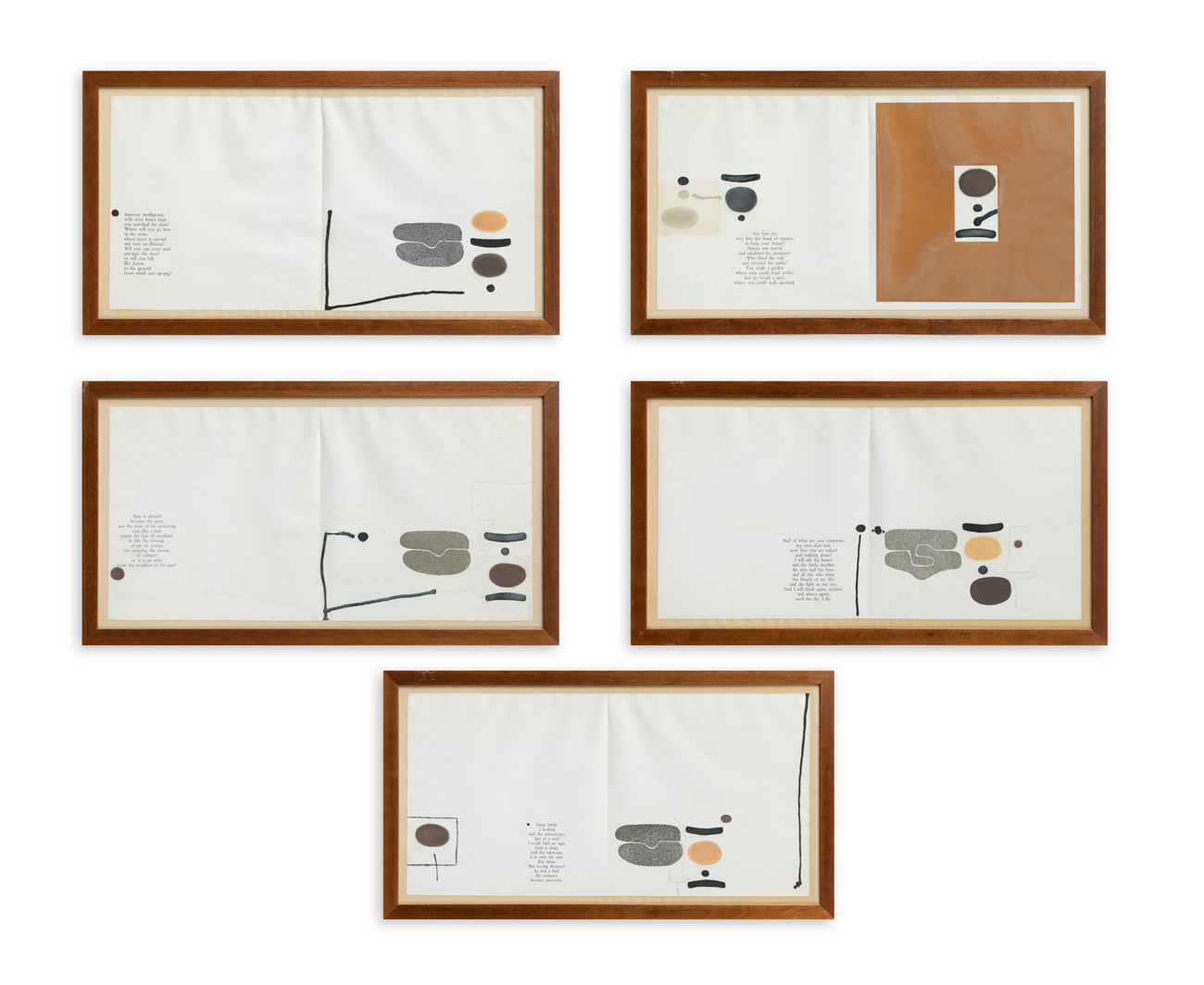 VICTOR PASMORE (1908-1998) - Lotto unico di 5 acqueforti