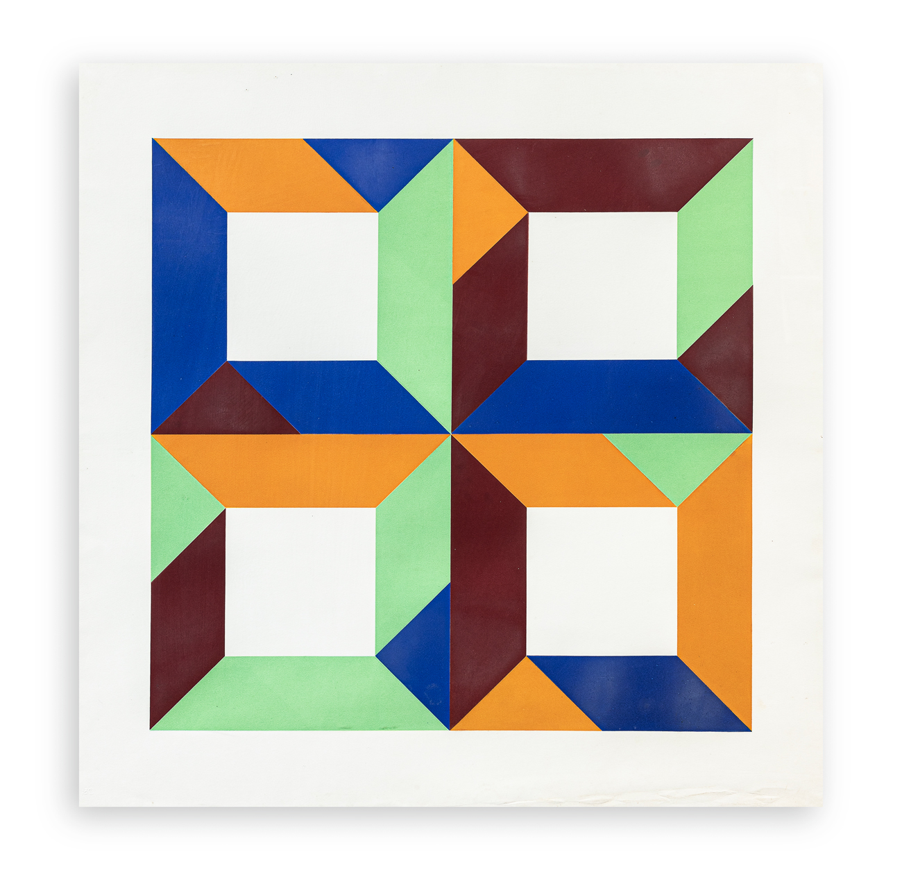 MAX BILL (1908-1994) - Senza Titolo (Presenza grafica), 1971