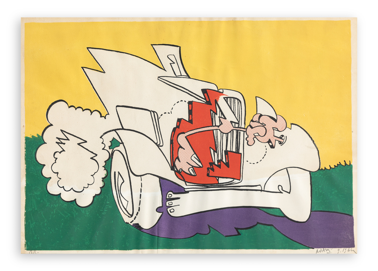 VALERIO ADAMI (1935) - Senza Titolo, 1964