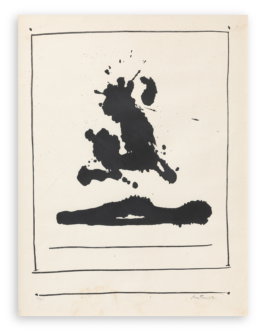 ROBERT MOTHERWELL (1915-1991) - Untitled, 1966