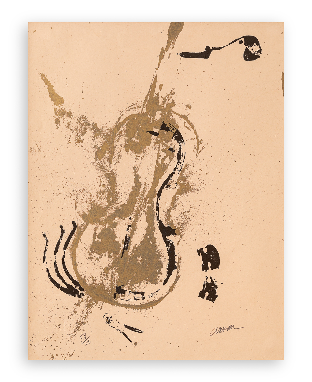 FERNANDEZ ARMAN (1928-2005) - Suite for violin, 1973
