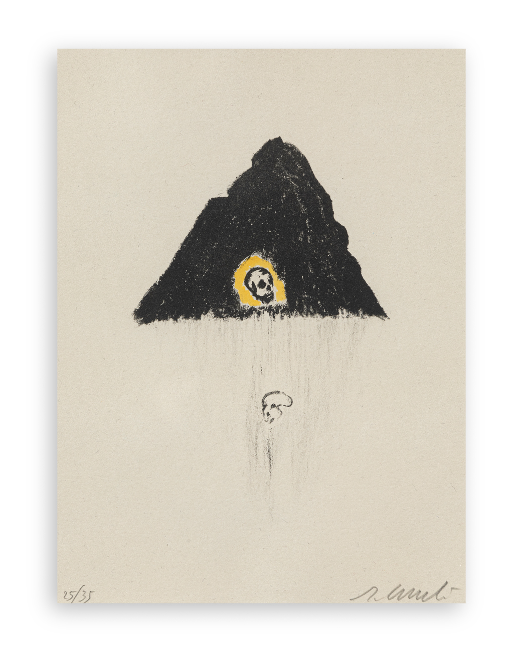 ENZO CUCCHI (1949) - La Divina Commedia. Inferno: Paolo e Francesca, 2011
