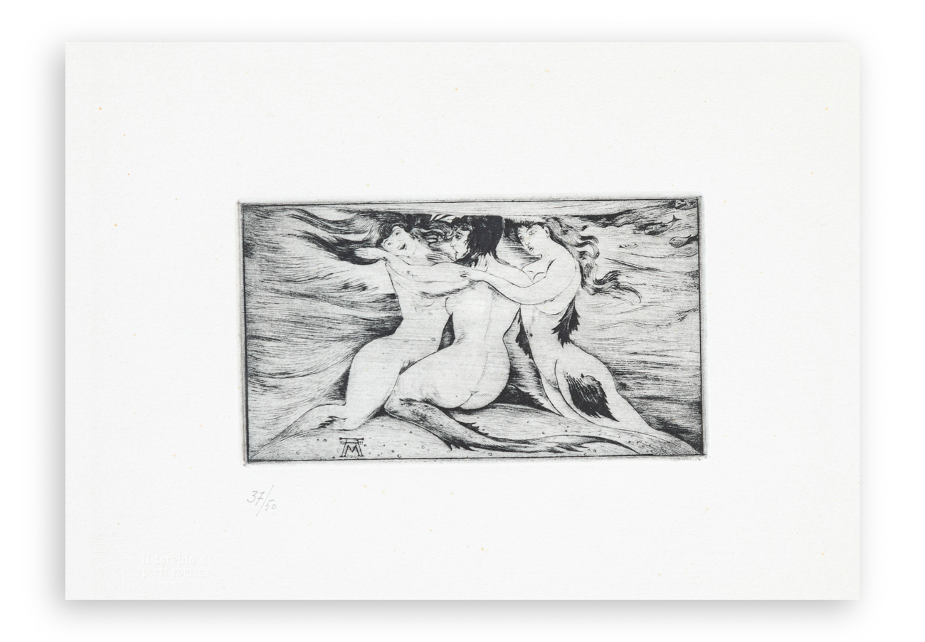 ALBERTO MARTINI (1876-1954) - Le tre sirene