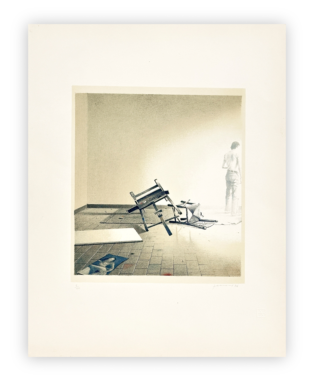 GIANFRANCO FERRONI (1927-2001) - Ambiente sconvolto I, 1976
