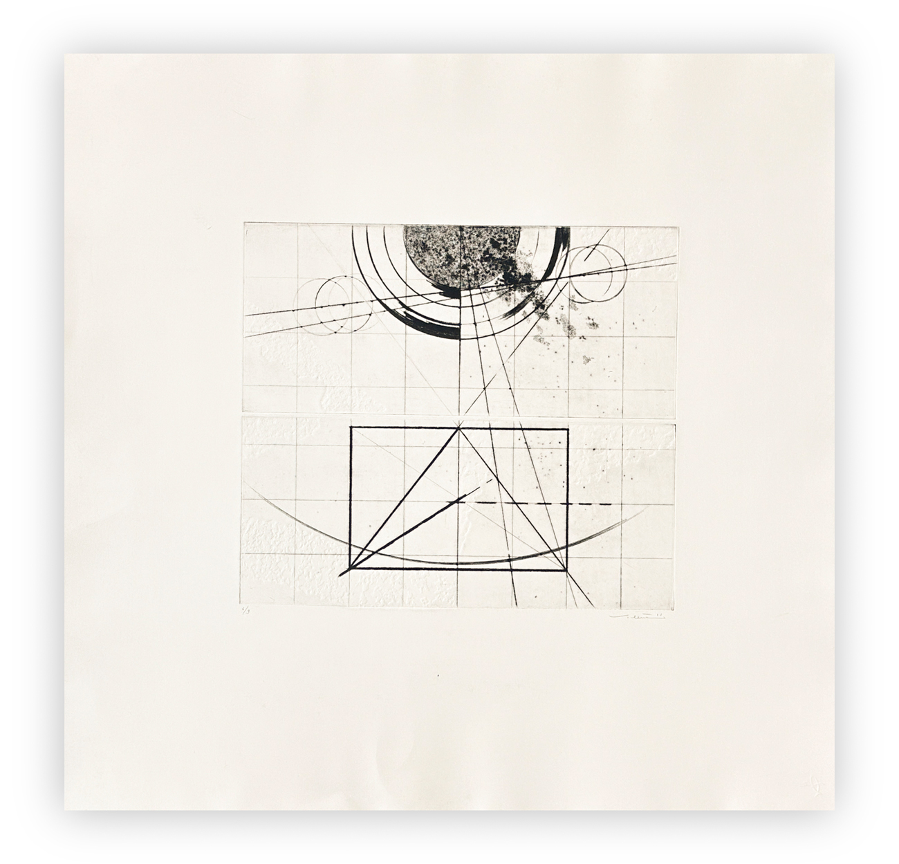 WALTER VALENTINI (1928-2022) - Il cielo di Greenwich 1, 1989