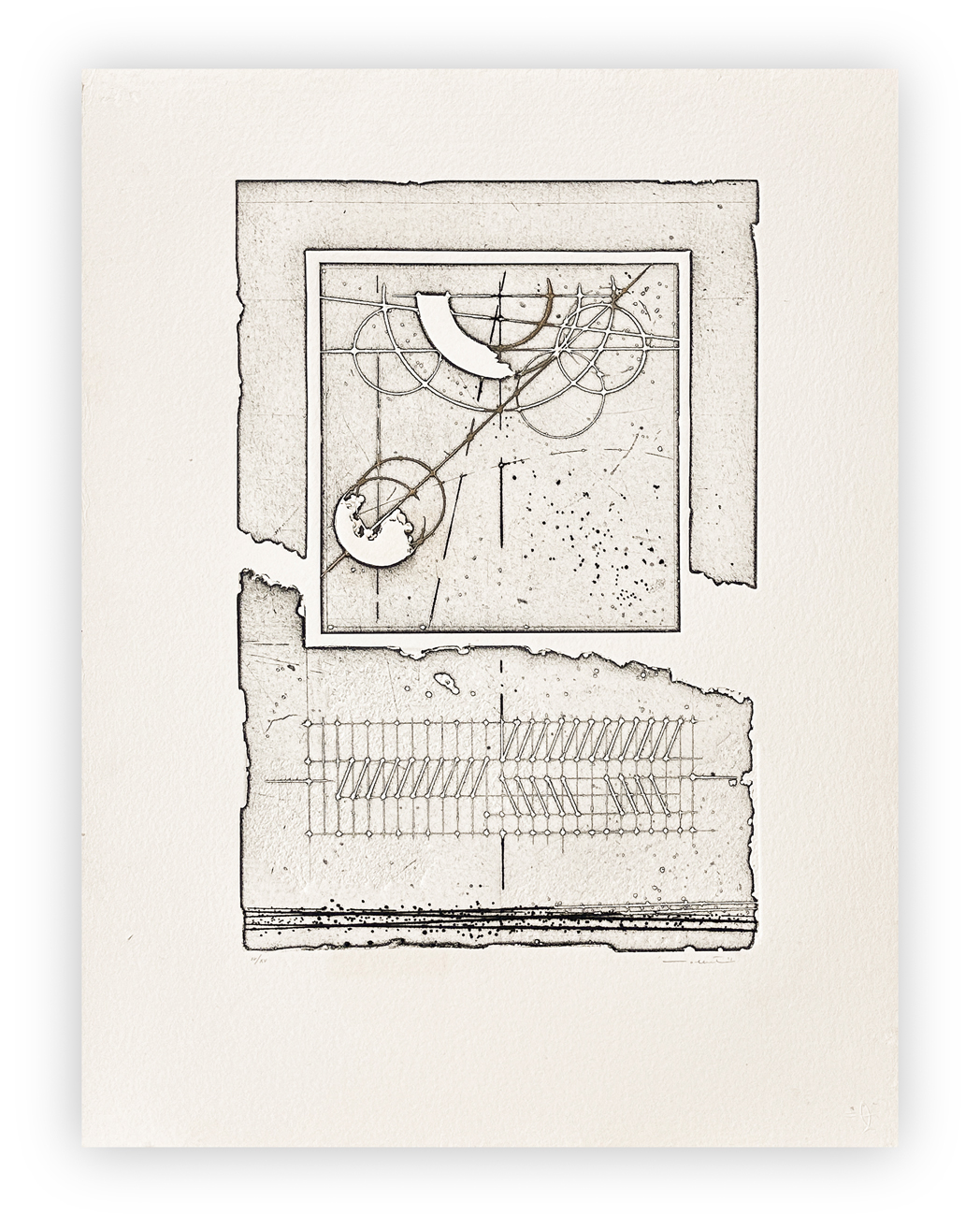 WALTER VALENTINI (1928-2022) - Le misure, il tempo, 1992