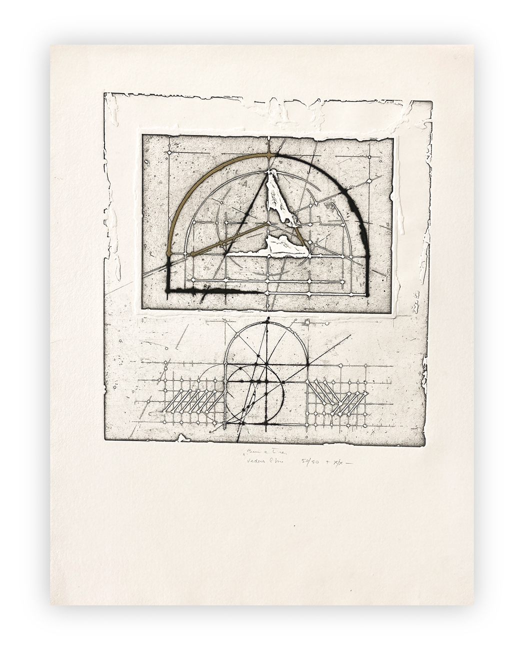 WALTER VALENTINI (1928-2022) - Progetto I, 1987