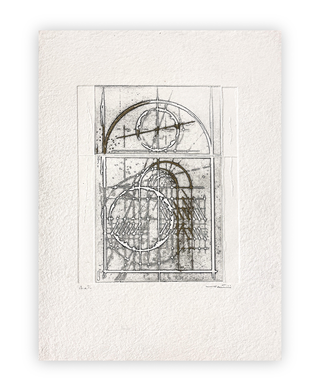 WALTER VALENTINI (1928-2022) - La porta del tempo, 1986