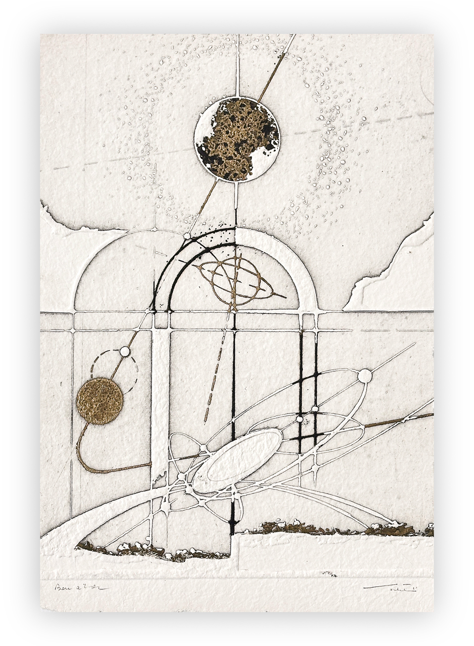 WALTER VALENTINI (1928-2022) - La porta della luce, 2002