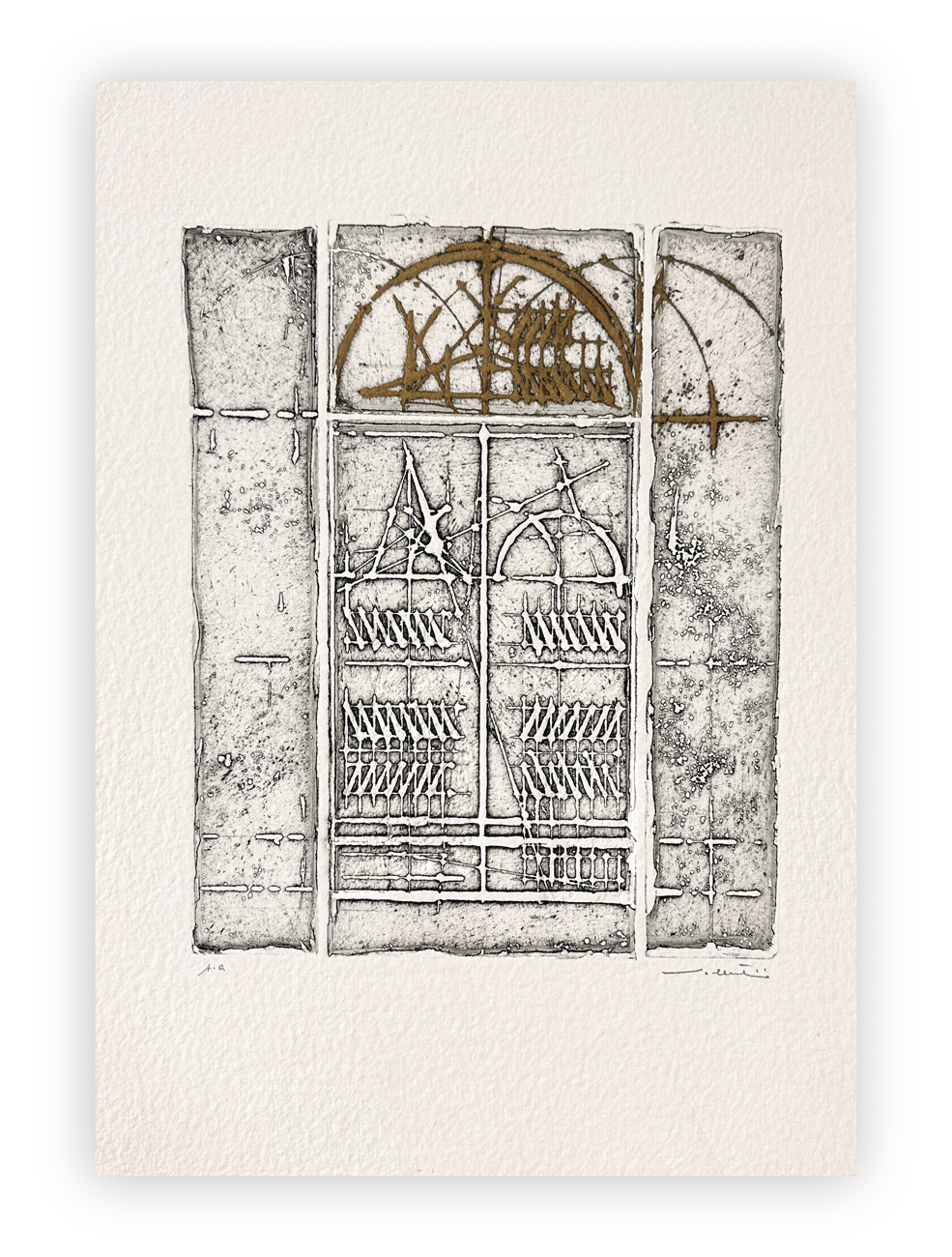 WALTER VALENTINI (1928-2022) - La porta del tempo, 1986