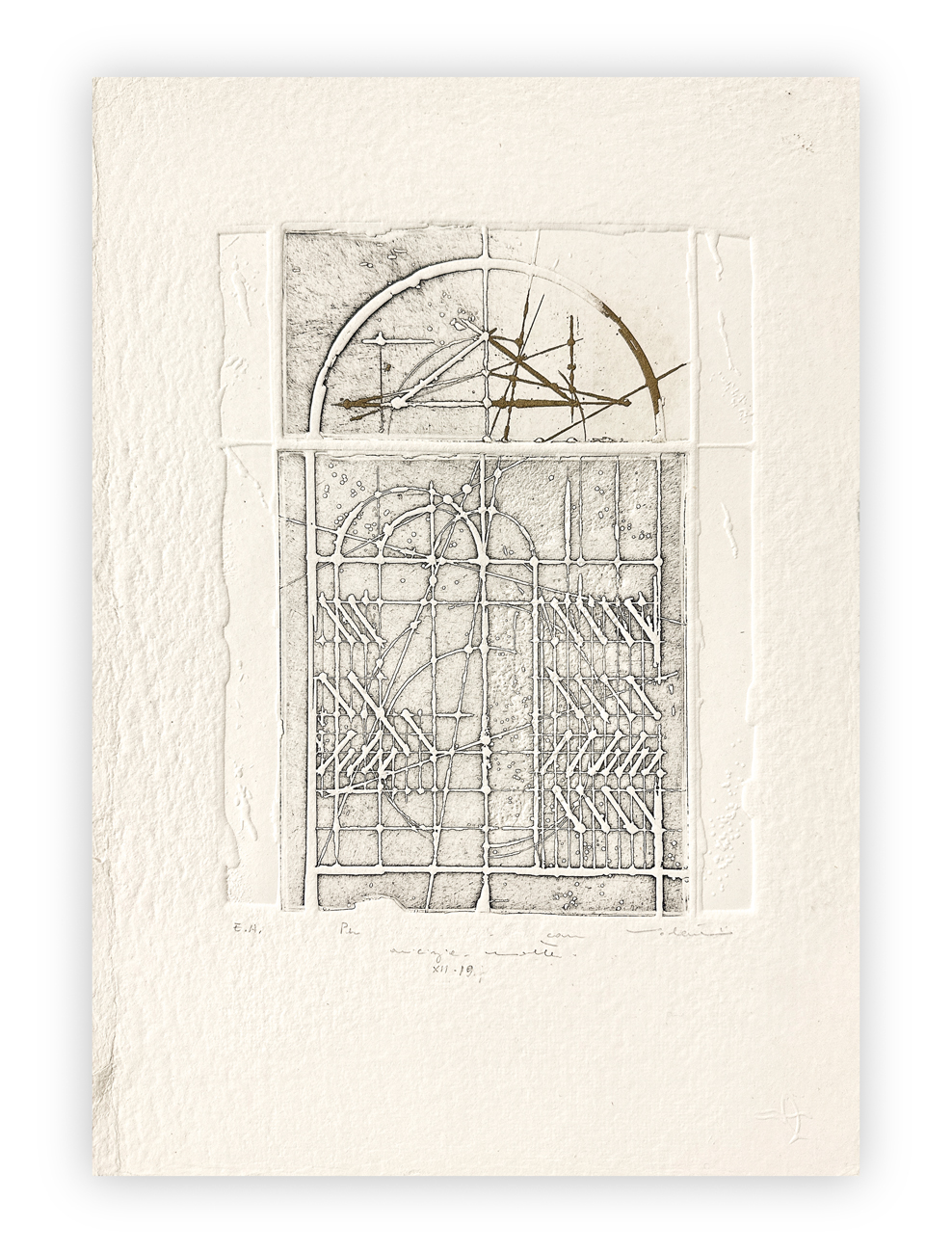 WALTER VALENTINI (1928-2022) - La porta del tempo, 1987