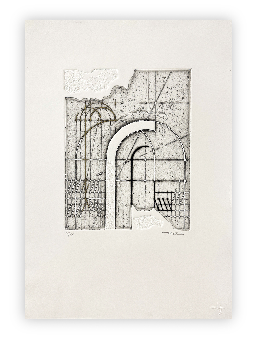 WALTER VALENTINI (1928-2022) - La porta del tempo, 1989