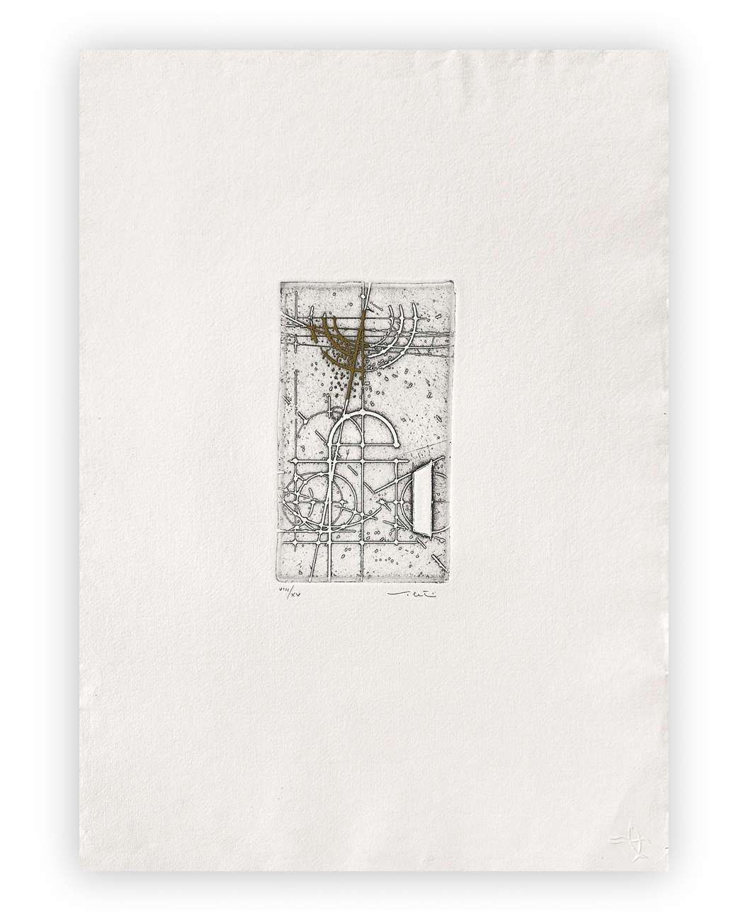 WALTER VALENTINI (1928-2022) - Senza Titolo, 1990